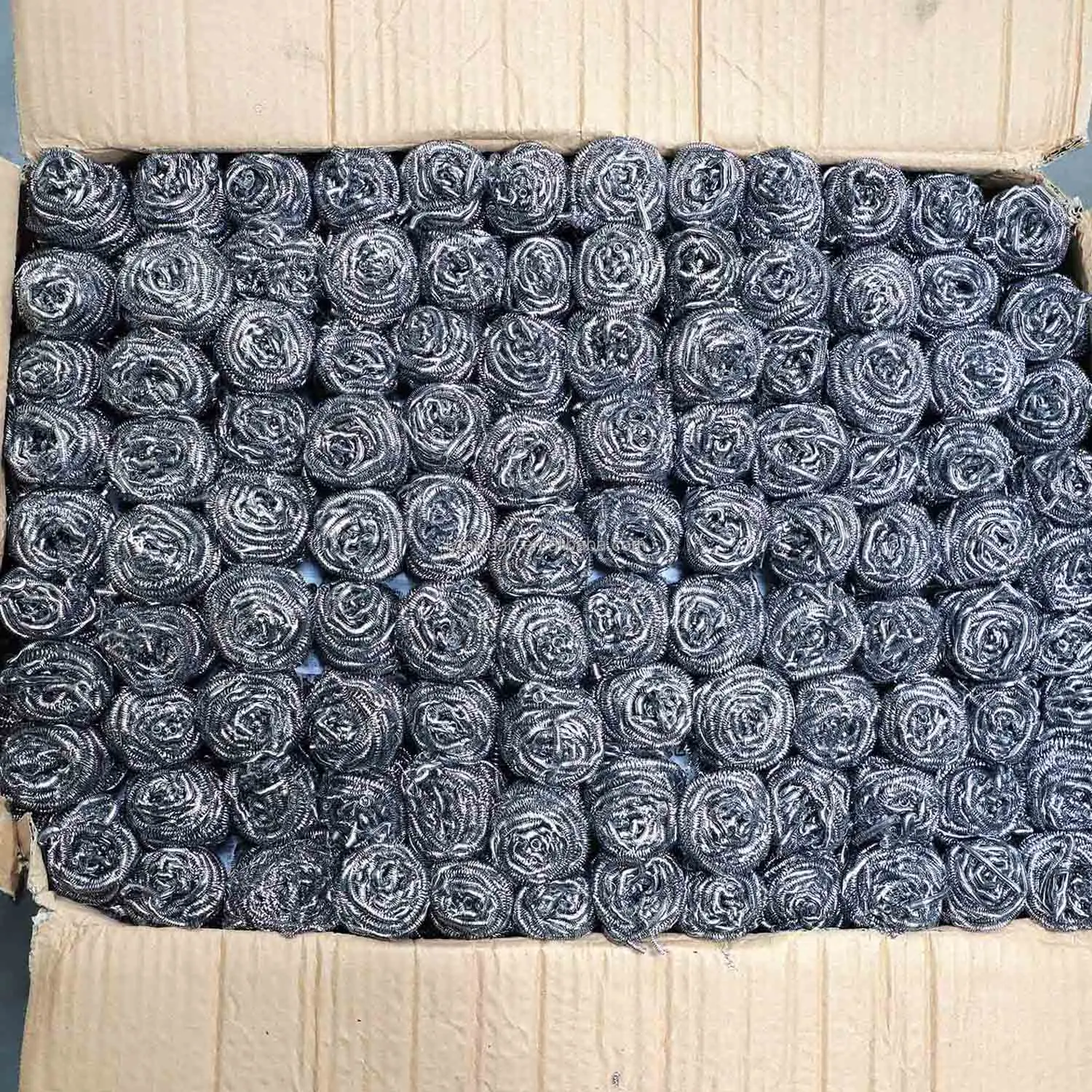 Wholesale Kitchen Steel Mesh Scrubber Galvanized Steel Wool Scrubber Stainless Metal Scourer Sponge