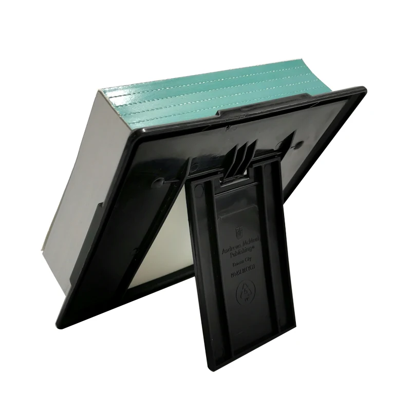 Factory Price Calendar Customized Printing Desktop Pad Tear Off Table Calendar With Black Plastic Stand Planner for Office