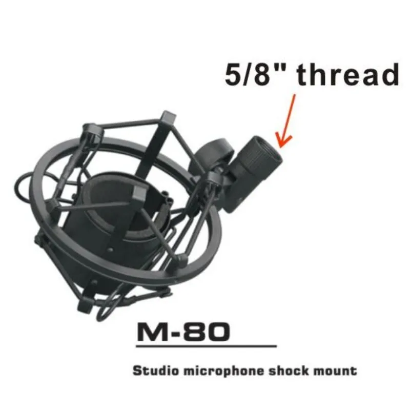 Hot-sale M-80 metal Studio Microphone Shock Mount For Condenser Mic