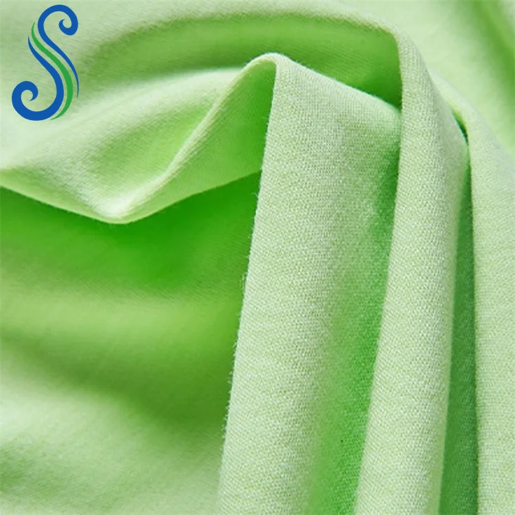 Breathable Cool Feeling 65%Cotton 30%Modal 5%Mulberry Silk Fabric for Tshirt