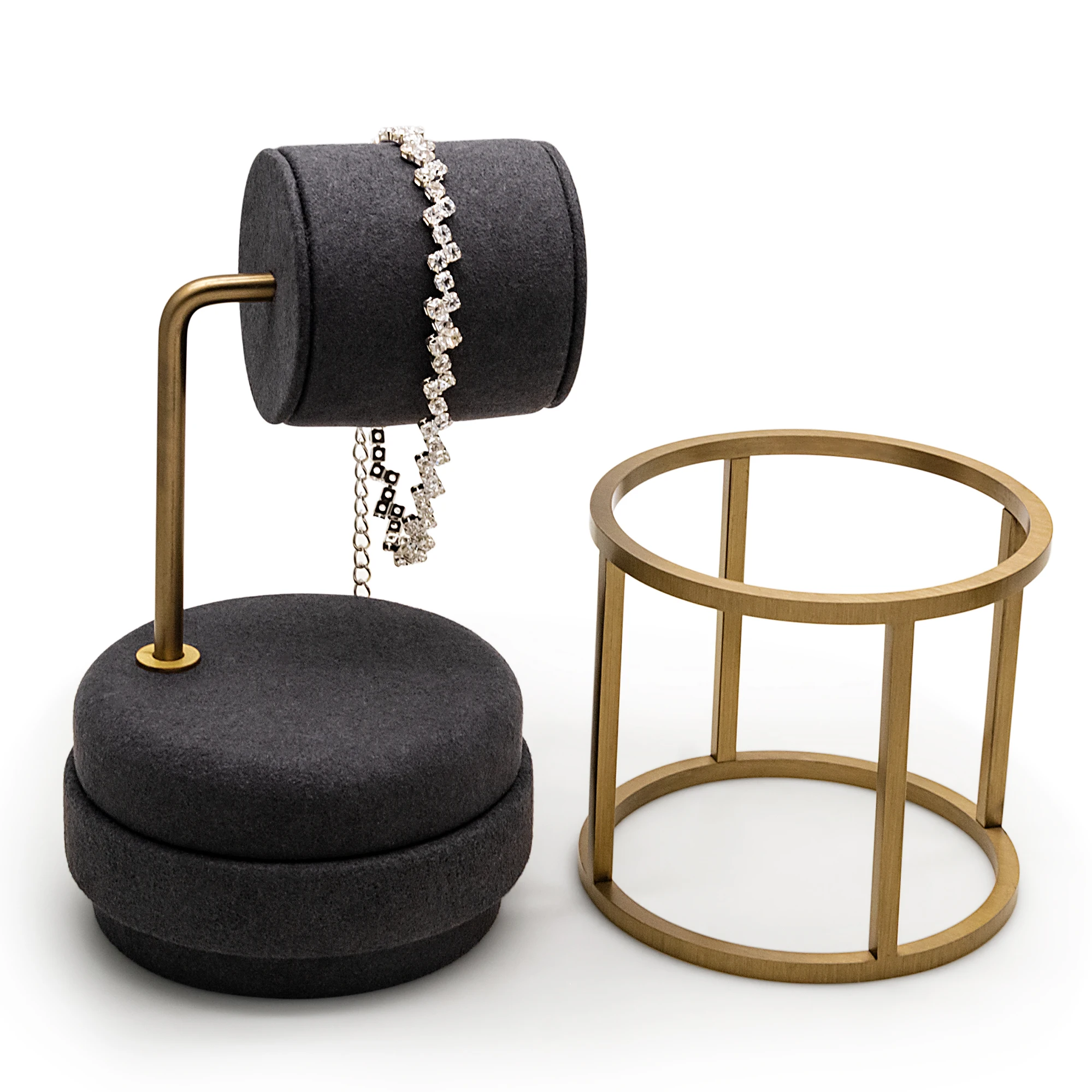 Custom Logo T Bar Jewelry Display Stand For Earrings Necklace Bracelet Holder Wholesale Jewelry Display Set