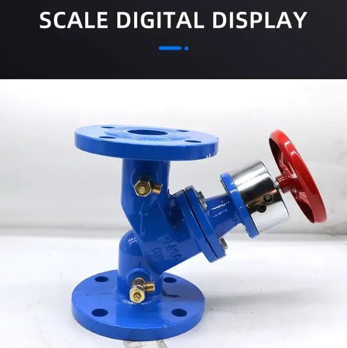 DN150 Digital lock nodular cast iron flow automatic balancing valve pressure balance valve