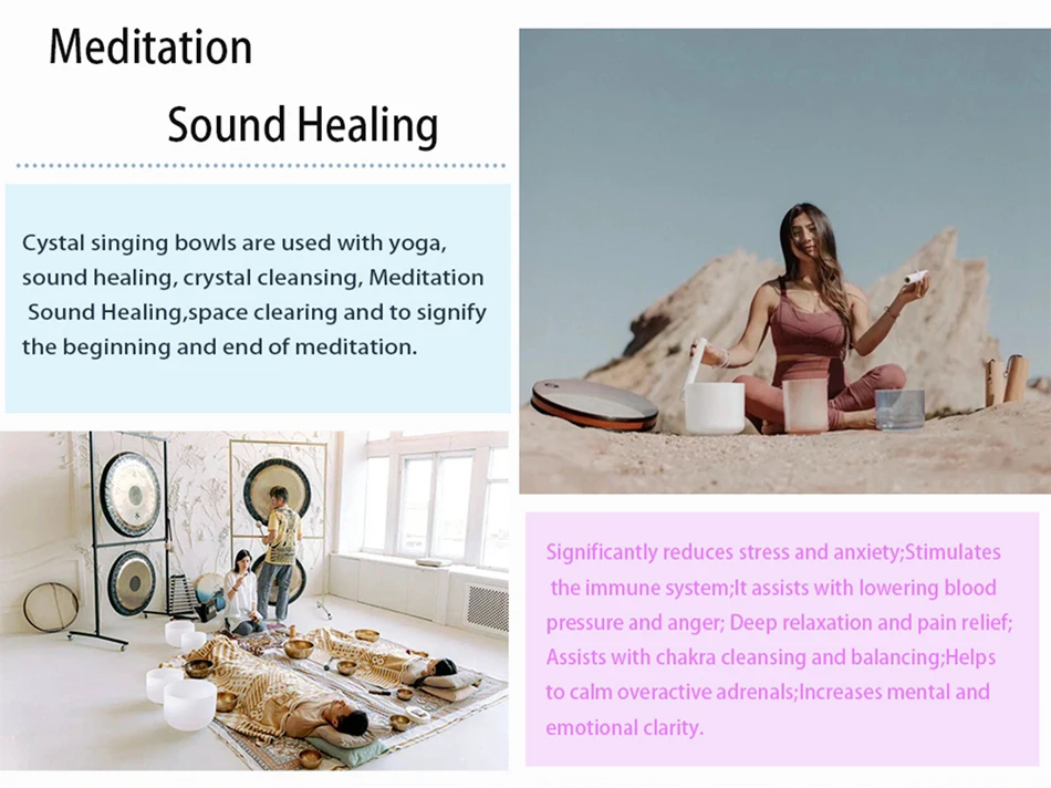 8-14 Inch 7Pcs Chakra Colored Frosted Quartz Crystal Singing Bowls Set Note CDEFGAB With 2PCS Free Bags For Meditation