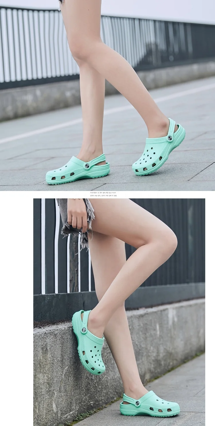  Croc оптовые поставщики пользовательских логотипов садовые сабо Eva плоская ПВХ мужские и женские нескользящие Сабо обувь