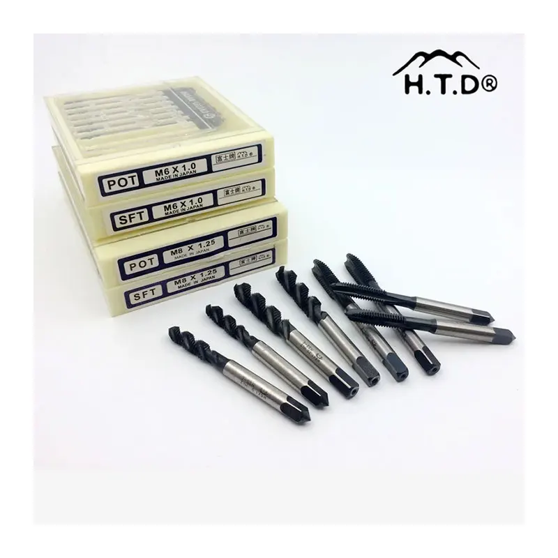 H.T.D M16 * 2 Метрическая резьба HSS спиральные рифленые станки для стали