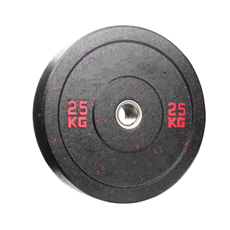 Hot Sale Gym Barbell Hi-Temp Weight Crumb Rubber Bumper Plates
