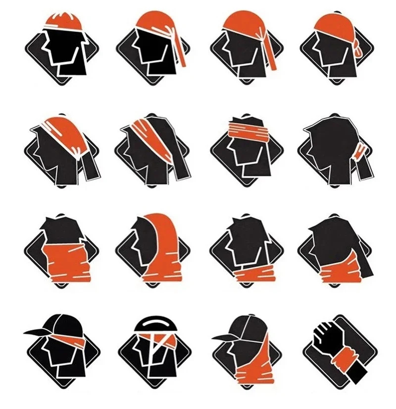 Seamless Magic Multifunctional Neck Tube Magic Bandanas Sport Bicycle Tube Ring Scarf