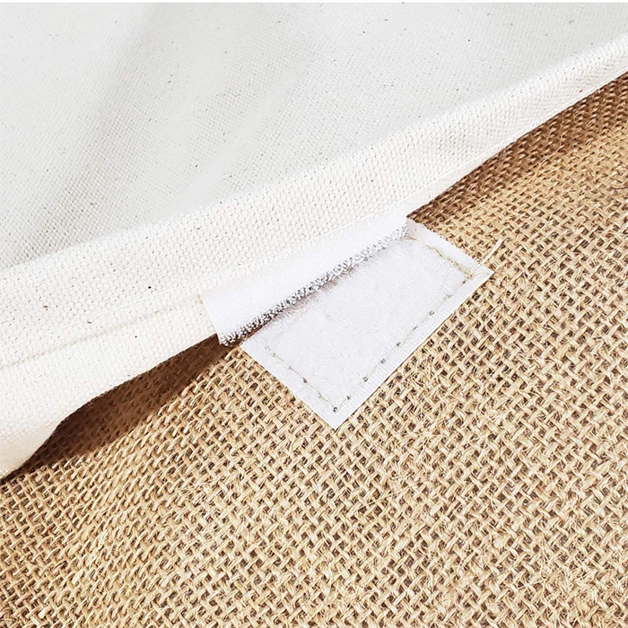 Wholesale Eco Friendly Natural Burlap Hessian Shopper Jute Shopping Tote Beach Bag with Custom Printed LOGO