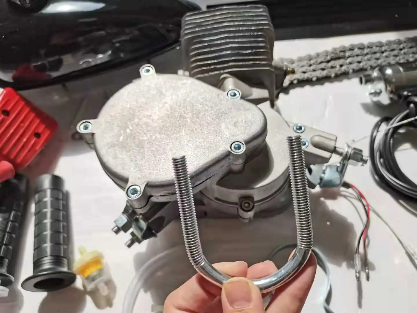 2021 New YD100 50mm boe 40mm stroke 80cc 65km/h 2 stroke gas bicycle motor kits