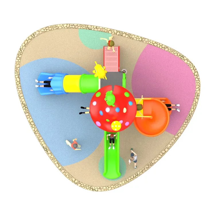 Kids outdoor playground used commercial playground equipment hot outdoor playground sale