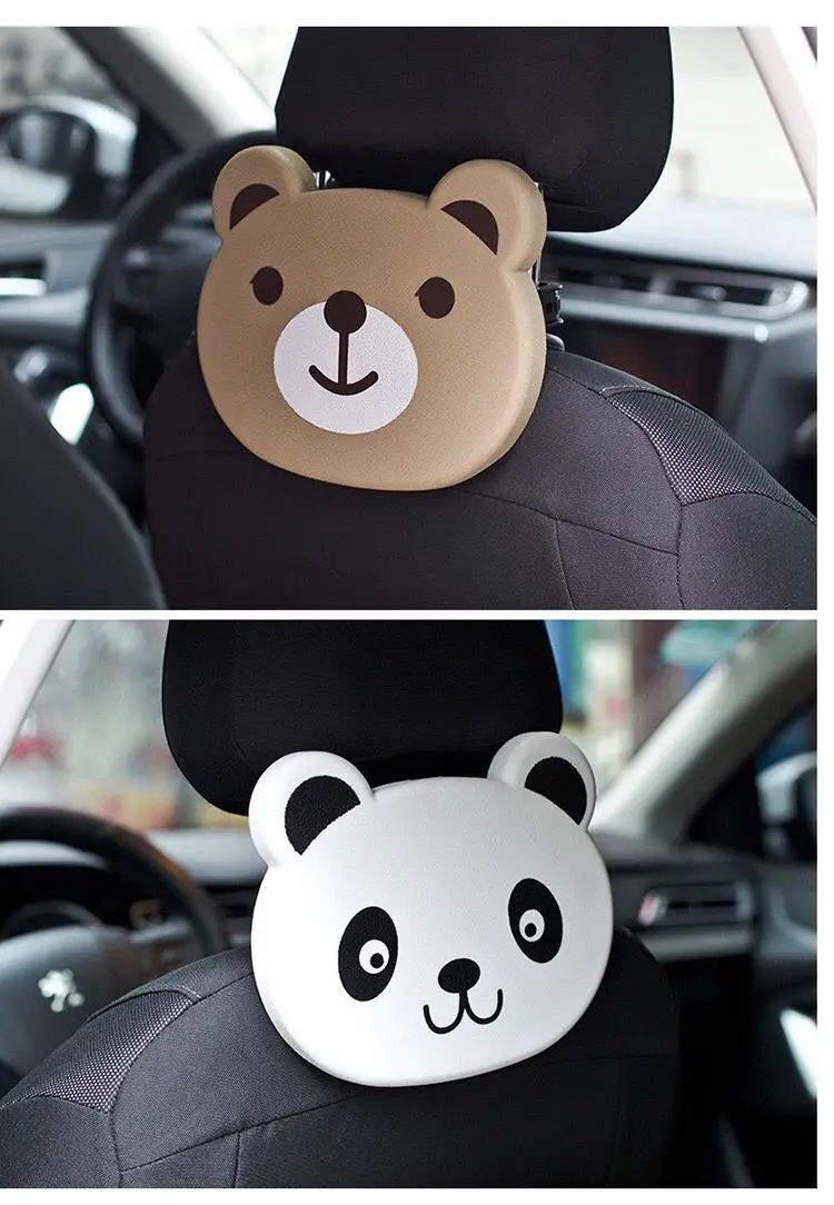 Car Dining Tray Car Interior Accessories 23.5*19CM Car Drink Holder Backseat Cup Holder Folding Cartoon Dining Tray