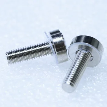 
M6 x 8mm Steel Nickel Plating Cross Recessed Flat Head Screw Hex Head SEMS Screw 