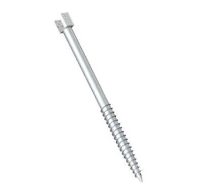 ISO 630 Fe 360A No Dig ground screw anchor galvanized