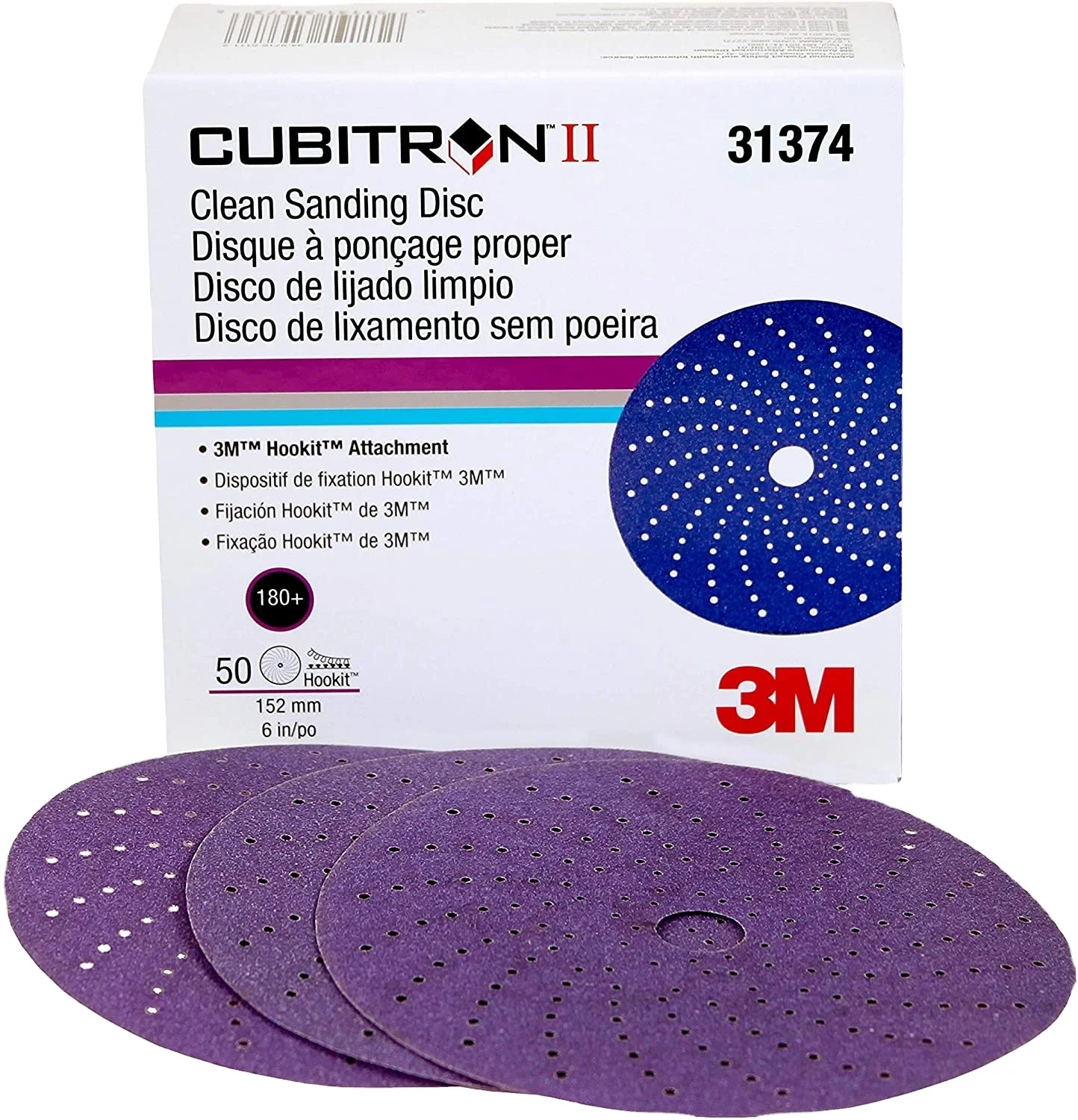 3M 737U автомобильный абразивный диск Cubitron II Hookit disco de corte 4 1/2 фиолетовая наждачная