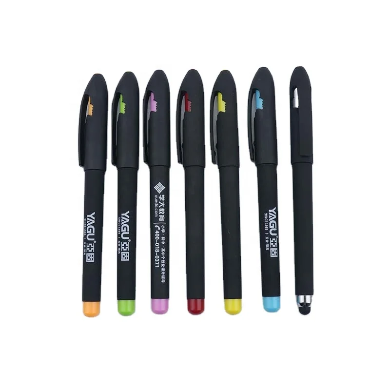 china colorful queen touch screen custom logo stylus gel pen