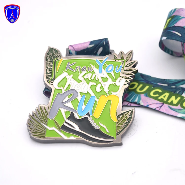  Знайте что вы можете осуществлять благотворительные мероприятия спортивная медаль машина античное Никелированное покрытие медальон цинковый сплав медали с красивой лентой