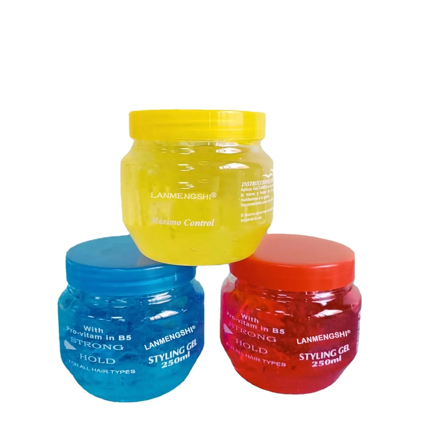 Own brand gel gloss and jam hair gel wholesale curl styling hair gel