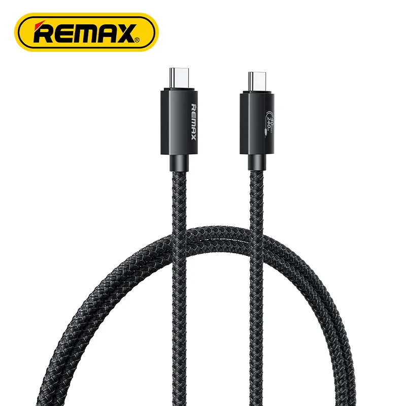 REMAX RC-C039 USB4.0 240W Тип C 1M USB-C зарядное устройство кабель для быстрой зарядки и передачи данных