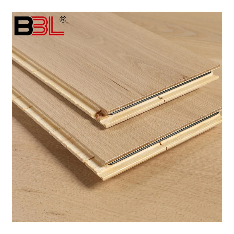 BBL 3 layer 15mm hardwood parquet floor engineered wood oak cross solid flooring