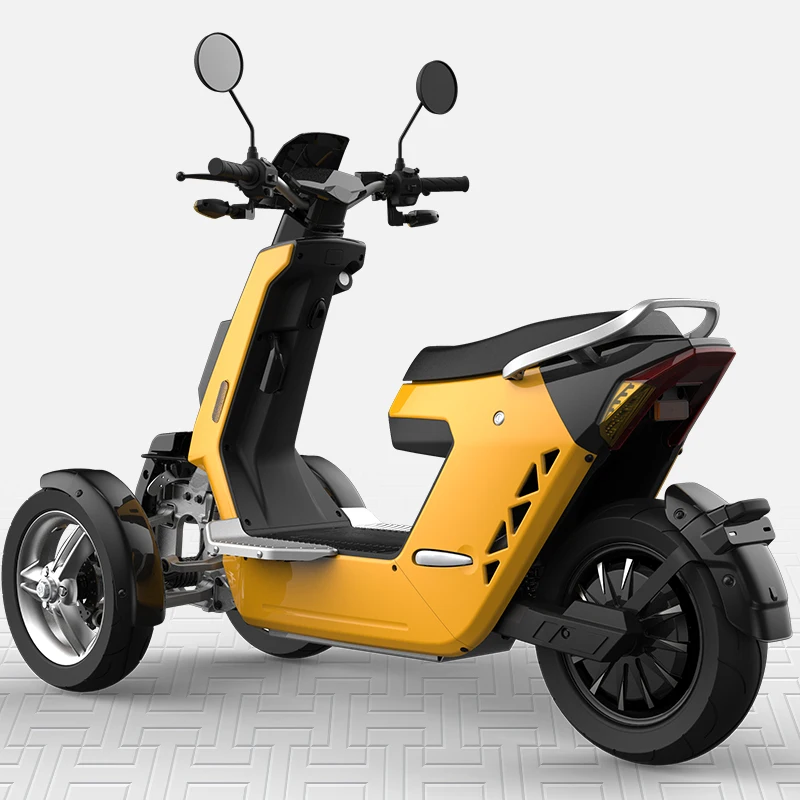 V28 2000W 3000W EEC Powerful Electric Scooter Tricycle with Two Front Wheel for Teenagers