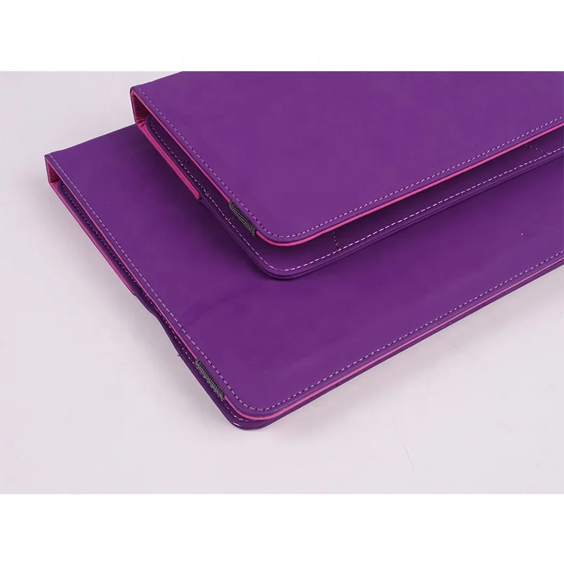 7' 8' 10.1' PU leather double sided universal tablet back cover with silicone hooks fancy tablet cases