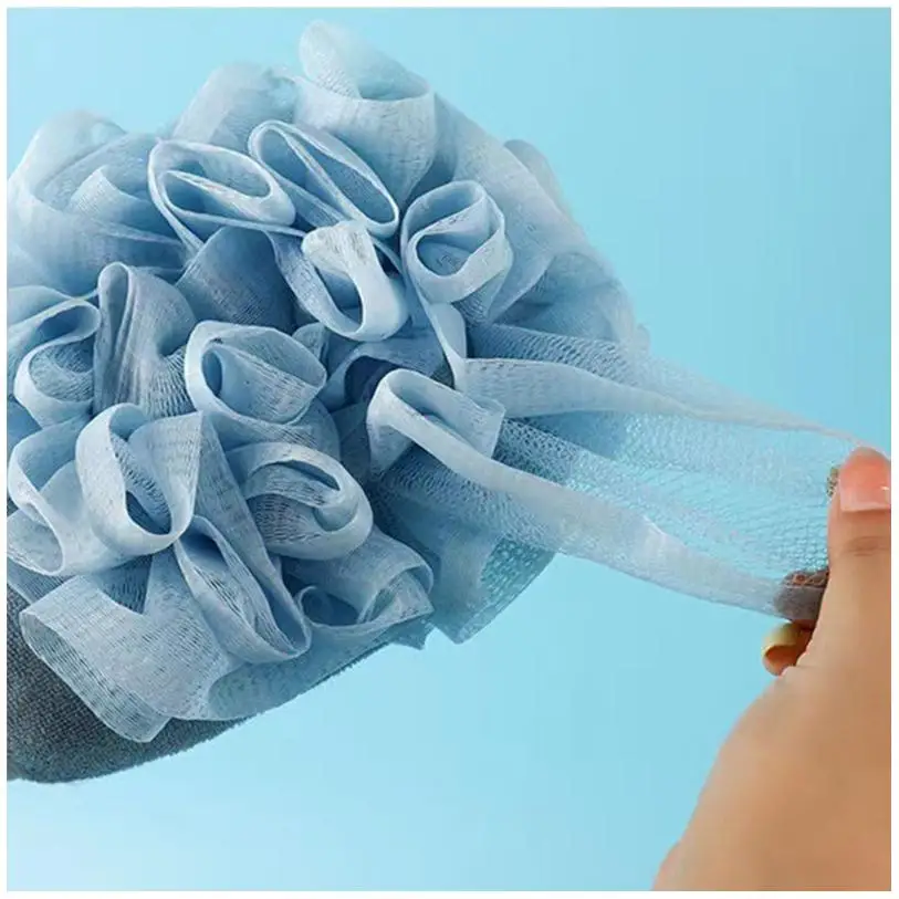 Pet Bath Glove Thermal Transfer Exfoliating Loofah Polyester Sponge Fingerless Single Finger Soft Viscose Bath Gloves Lao