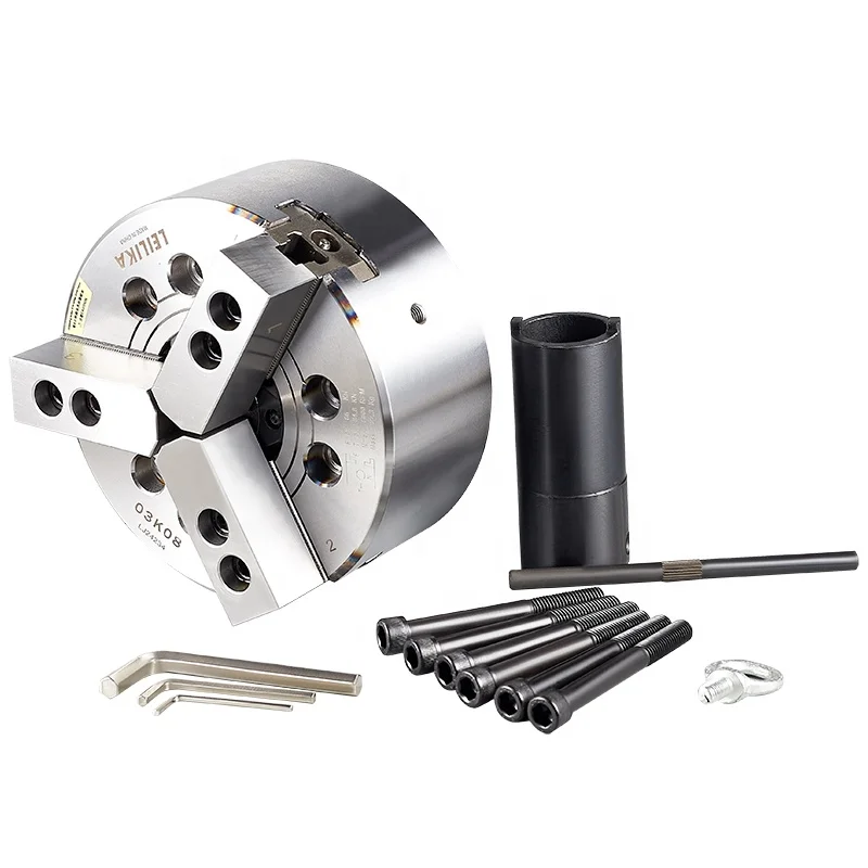 
3 jaw lathe chuck through hole hydraulic chuck power chuck for CNC lathe machine 