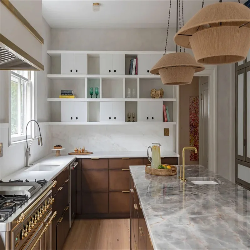 customized modern kitchen cabinet for home kitchen