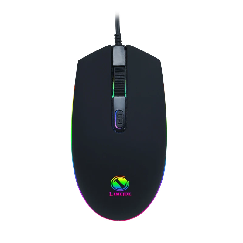 Лидер продаж LEME 307 классная Rgb игровая мышь с подсветкой профессиональная игровая мышь Эргономическая мышь