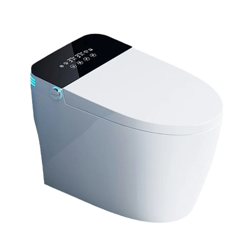 Modern Design Intelligent Toilet Bowl One-Piece Ceramic Wc Prefab Toilet Bathroom Smart Toilet