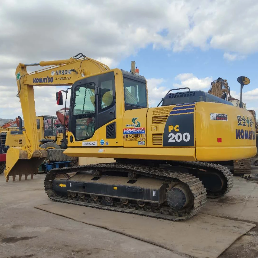 Экскаватор Komatsu PC200-8 для продажи, наша компания также занимается модификацией экскаватора и удлинителем, подъемной кабиной и т. д. 1 - 1 se