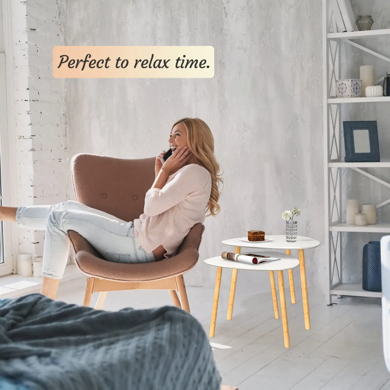 Custom Fashion Quality Oval European Style Double Customize Modern Natural Coffee Table