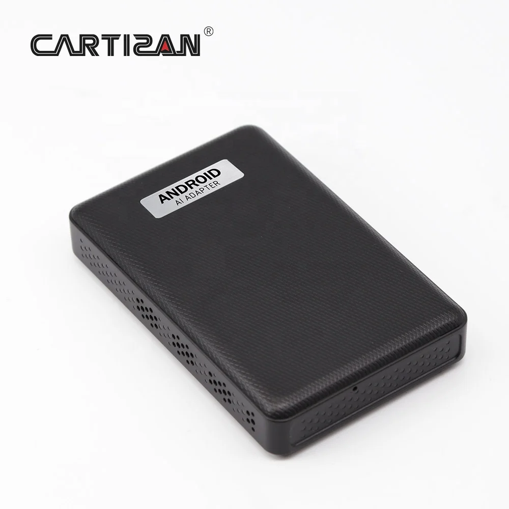 Cartizan New Auto Multimedia Player Box Android 10.0 4+64G AI Box carplay adapter Android box Plug and Play