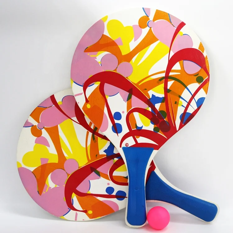 Hot Sales Wooden professional beach tennis racket