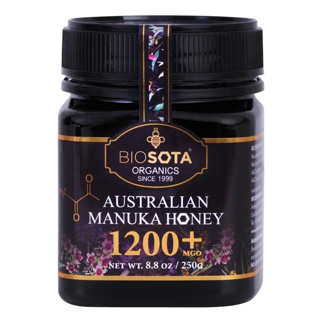 
MGO 1200+ NPA25+ ULF25+ / 500g Certified Organic Australian Manuka Honey 