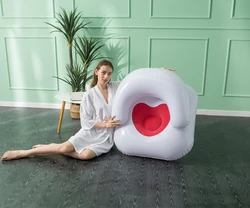 Inflatable spa cushion indoor bathtub backrest suction cup hip cushion chair head cushion water injection