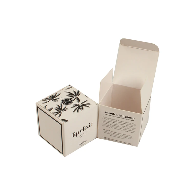 Custom Printing Cosmetic Folding Cartons Skin Care Paper Box Cosmetic Packaging Box