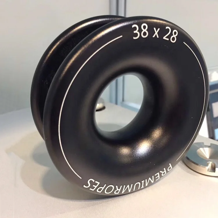 Customized cnc machining services marine low friction rings aluminum anodized for rapid prototyping ring