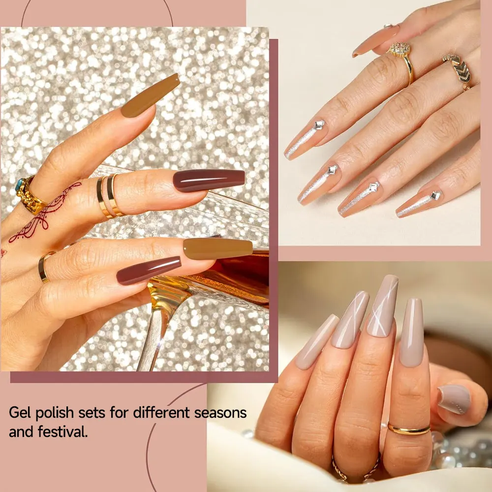 AOPMALL Professional MOQ 1set All Seasons Collection 100colors Gel Nail Polish Set Soak Off UV Gel for Nail Salon