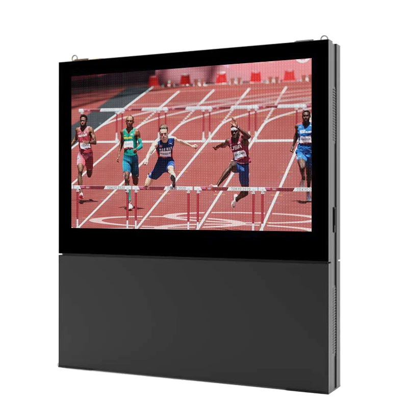 Outdoor LED canvases for Advertising Display Self standing with aluminum cabinet