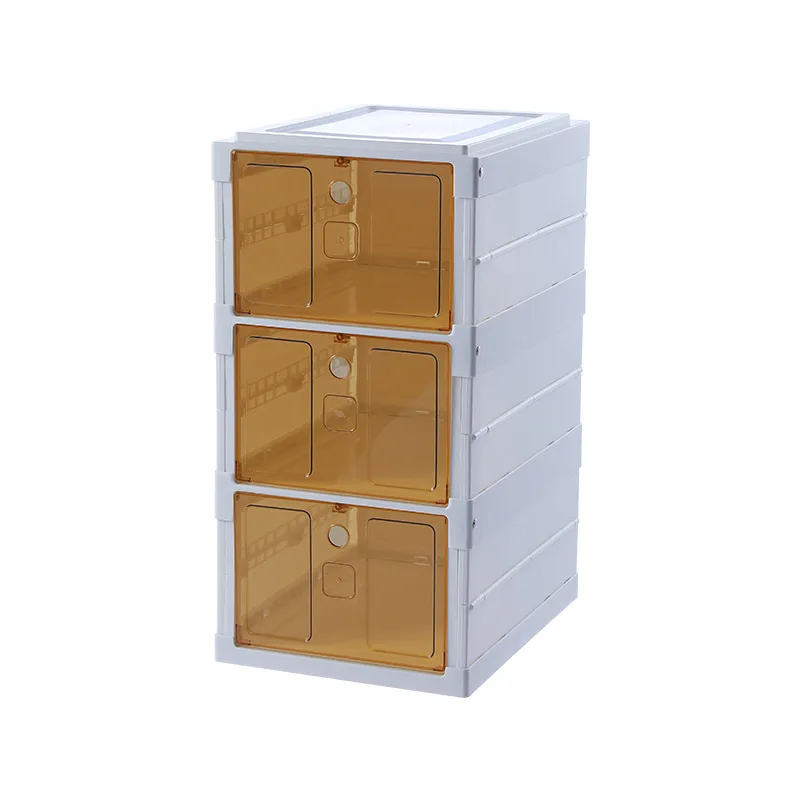 Cheap Price Shoe Organizer Cabinet Shoe Containers For Sneaker Display Foldable Shoe Storage Box For Closet