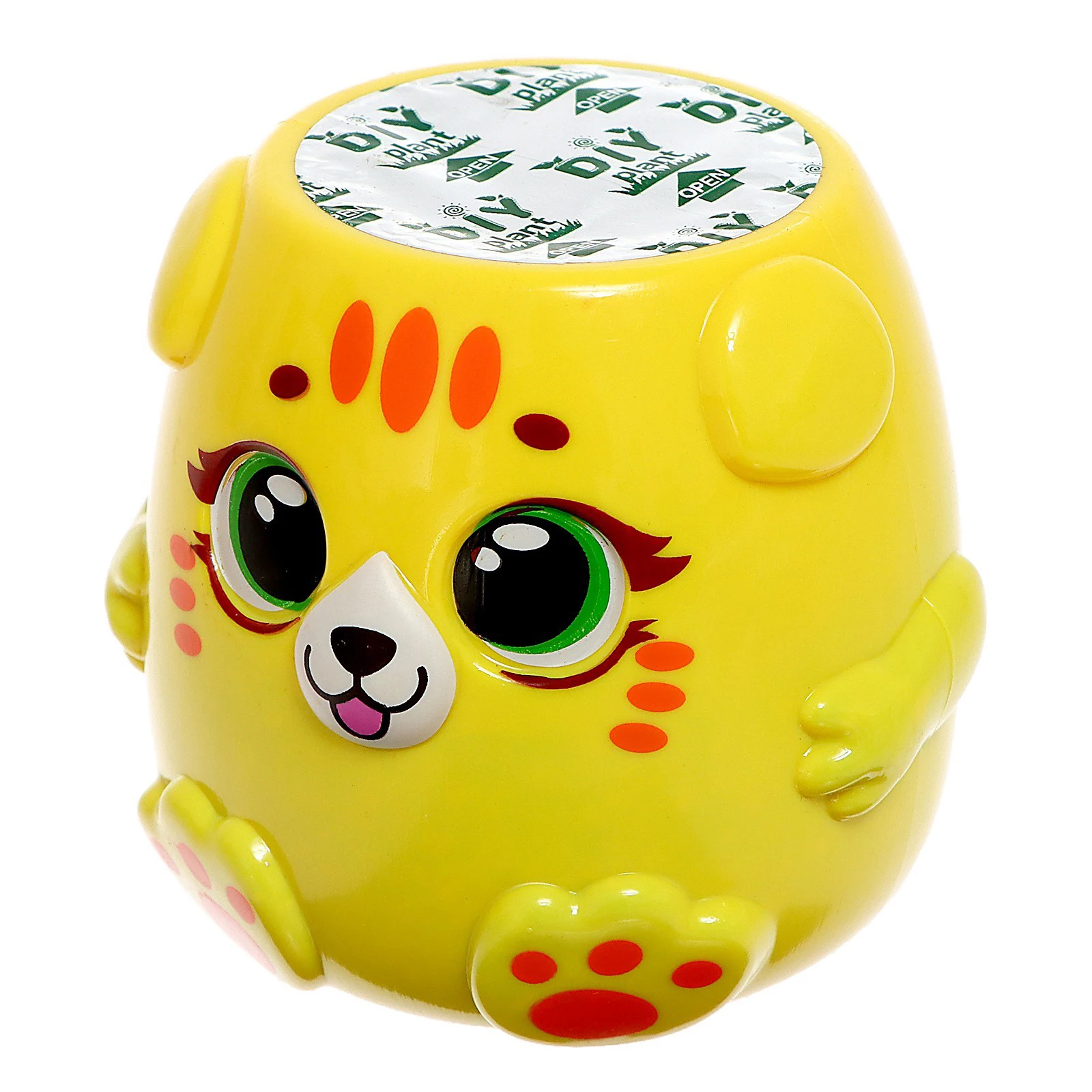 Первый эко-набор для детей набор эко-экспериментов выращивания травы Самая продаваемая цена желтый котенок