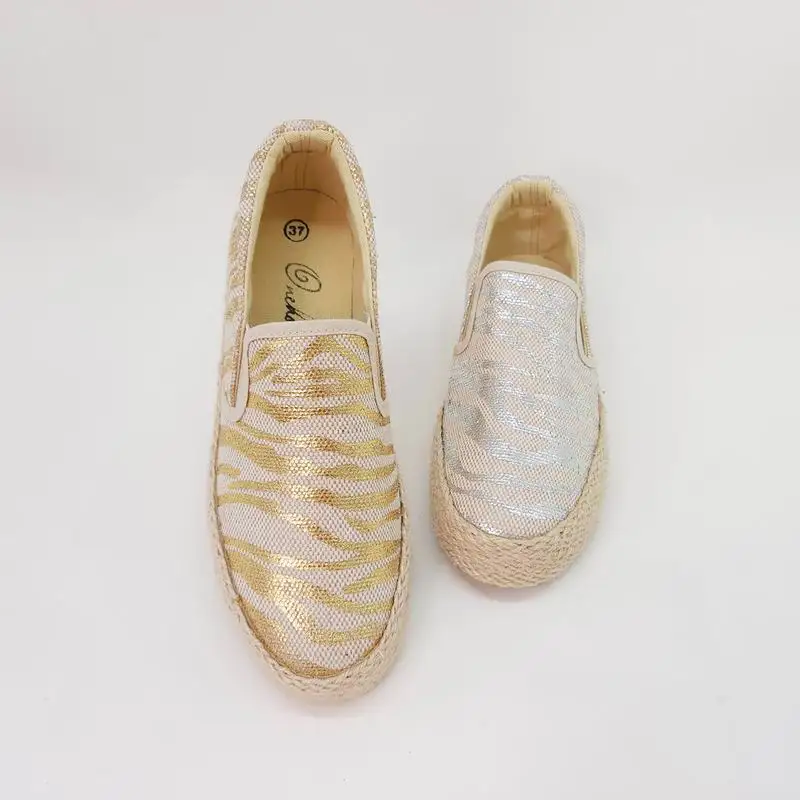 New Style Breathable Vulcanized Espadrille Shoes Women Canvas Shoes