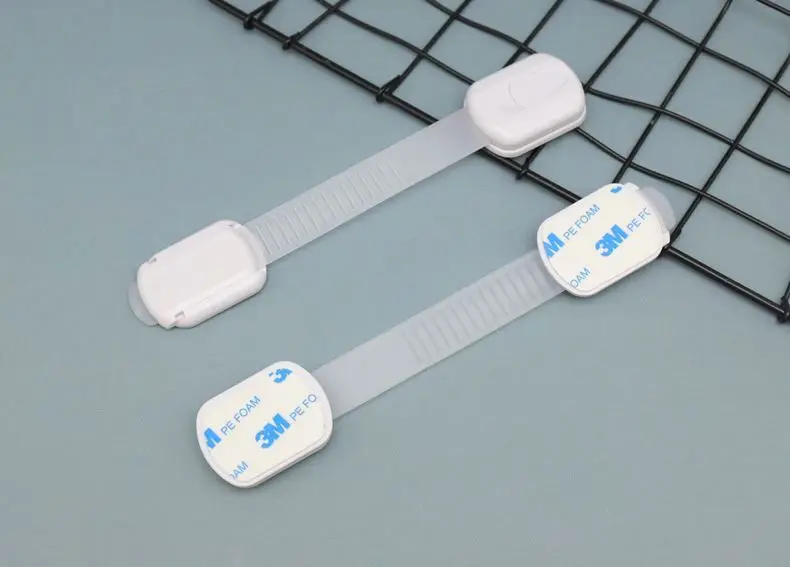 MM-BSP020 Baby Protection Accessories Adjustable Strap Drawer Safety Lock, Child Proof Cabinet Latch