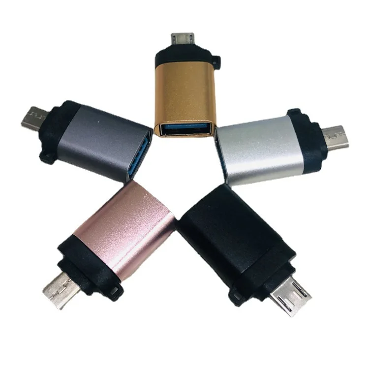 Micro USB B Male to USB 3.0 A Female OTG Adapter for Samsung S5 S6 S7 Note 2 4 5