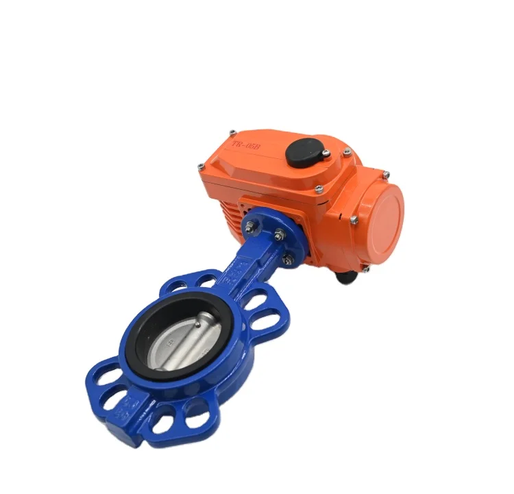 JTAIV Low Price Dn40-Dn300 Regulating Type Cast Iron Motorized Butterfly Valve With Electric Actuator