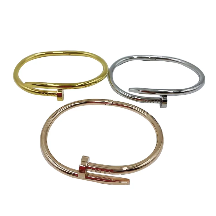 
 2021 оптовая продажа ювелирные изделия из золота 18 карат браслет браслеты из нержавеющей стали для женщин  