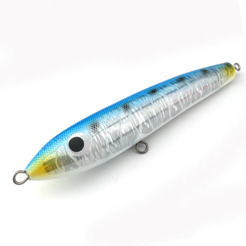 Hot Sale OEM Fishing Hard Bait 90g 120g 140g High Quality Boat Tuna Bait Stickbait Pencil Basswood Fish Lure