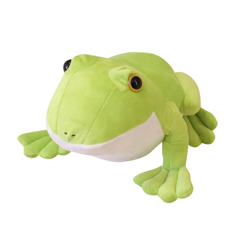Yangzhou new sunrise Cute Plush Frog Pillow Stuffed Toys Plush Red Lip Frog doll bolster For Girls Kids Birthday Valentine Gifts