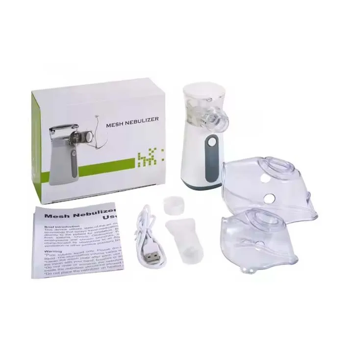 New Design Automatic Cleaning USB Charging Portable Rechargeable Mesh Ultrasonic Nebulizer For Home and Hospital